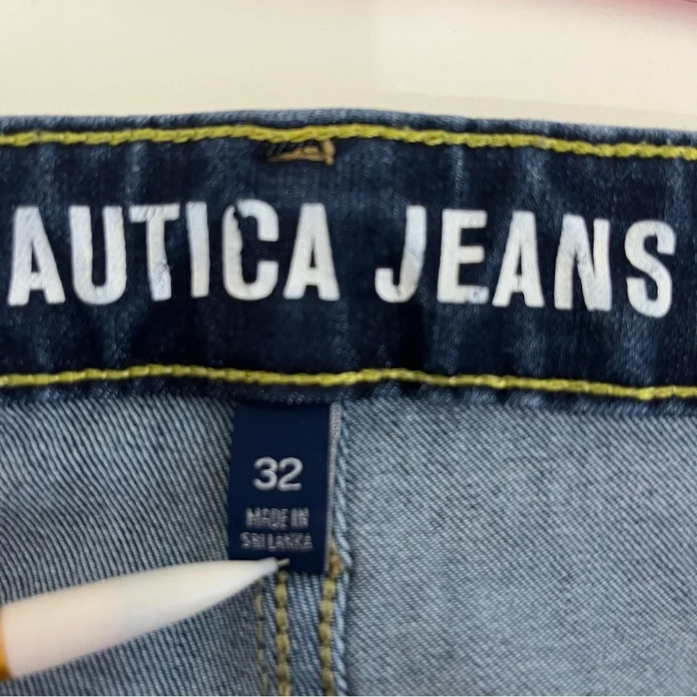 Nautica Blue Skinny Mid Rise Medium Wash Jeans
